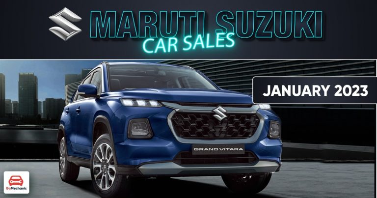 Maruti Car Sales January 2023 | India’s Way Of Life!
