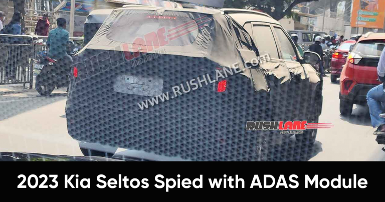 2023 Kia Seltos Spied with ADAS Module!