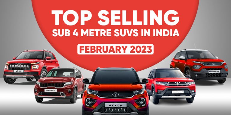 Top Selling Sub 4 Meter SUVs in India | February 2023