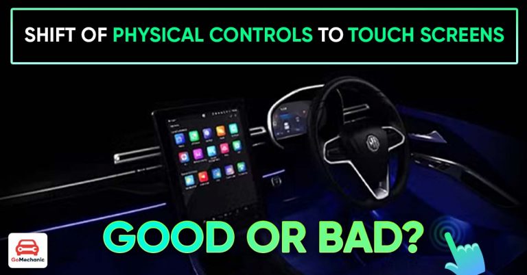 Shift from Physical to Touchscreen Controls in Cars!