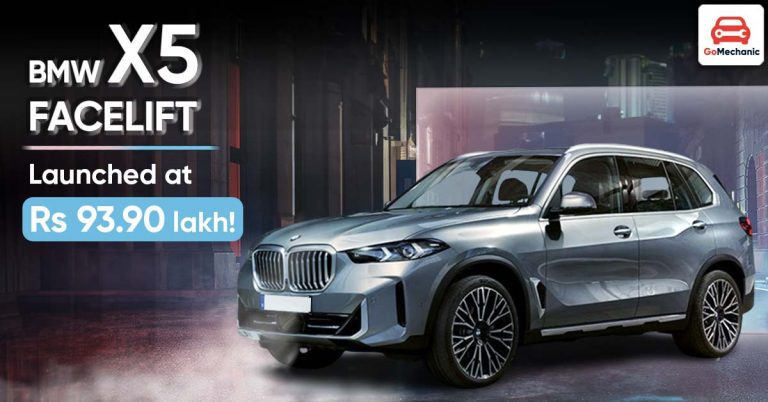 BMW X5 facelift launched at Rs 93.90 lakh!