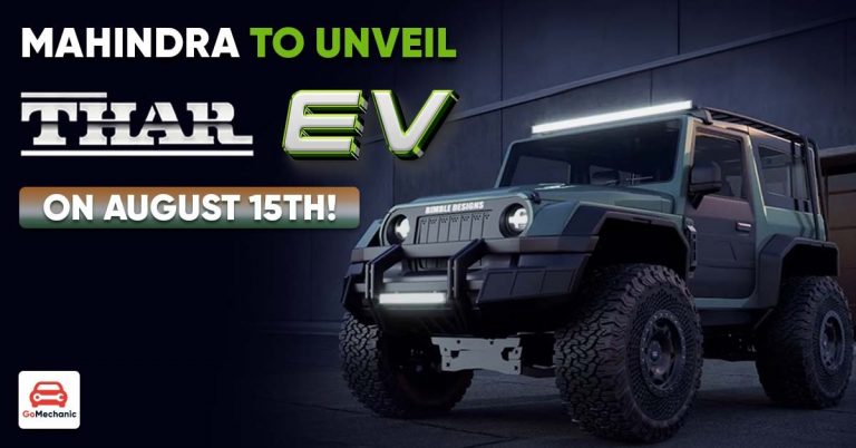 Mahindra to unveil Thar EV concept on August 15!