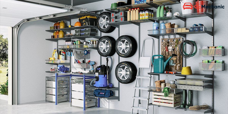 Maintenance Storage of Car Cleaning