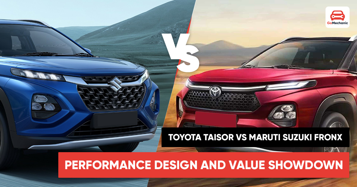 Toyota Taisor Vs Maruti Fronx Suv Showdown Compared