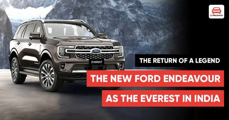 The Return of a Legend: The New Ford Endeavour as the Everest in India