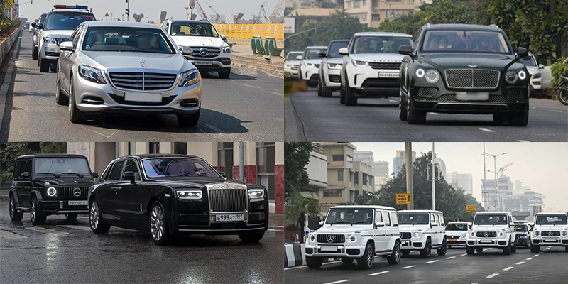 Ambani's Convoy: Security in Luxury