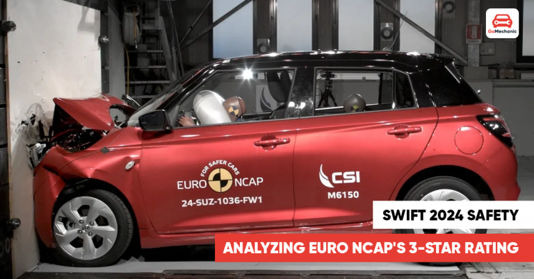 Swift 2024 gets a 3-Star Euro NCAP Crash Test Rating
