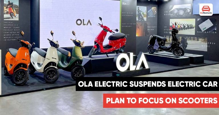 Ola India Drops Plan to make its Own Electric Car