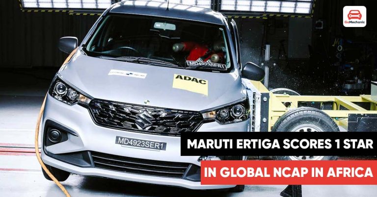 Maruti Ertiga Scores 1 Star Crash Test Rating in Global NCAP