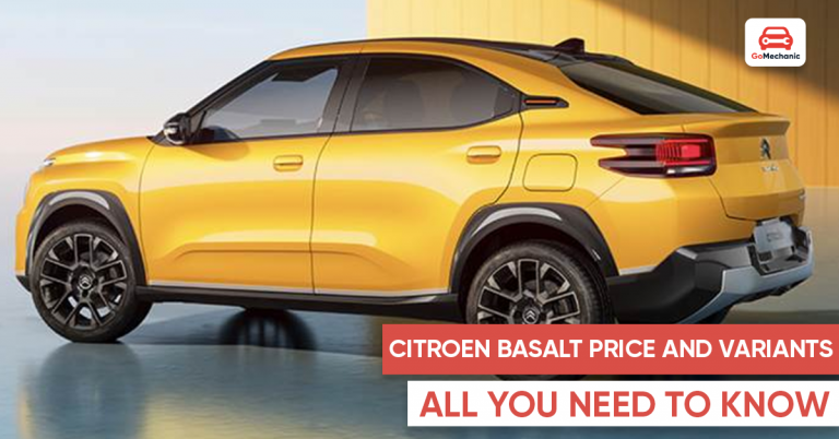 Citroen Basalt Price and Variants: All You Need to Know