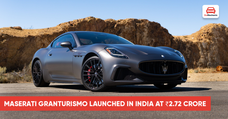 Maserati GranTurismo Launched in India at ₹2.72 Crore