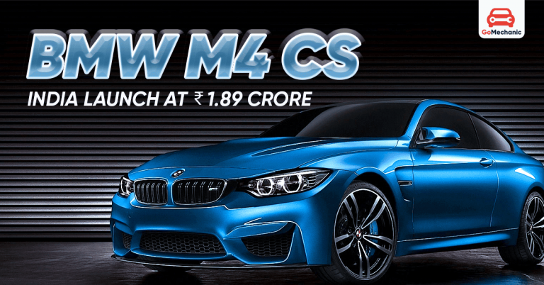 BMW M4 CS India launch at ₹ 1.89 crore