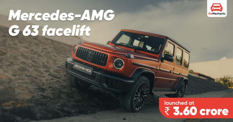 Mercedes-AMG G 63 facelift launched at ₹ 3.60 crore