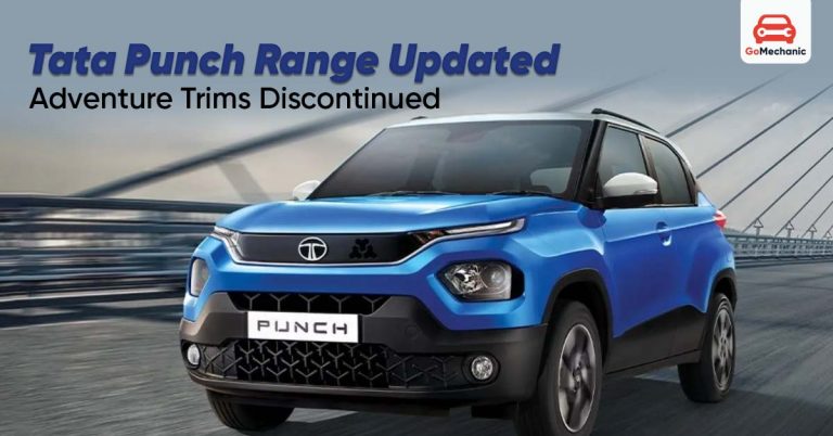 Tata Punch Range Updated: Adventure Trims Discontinued