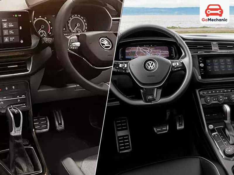 volkswagen vs skoda interior