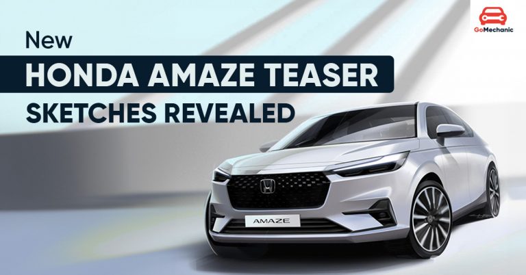 New Honda Amaze Teaser: Sketches Revealed