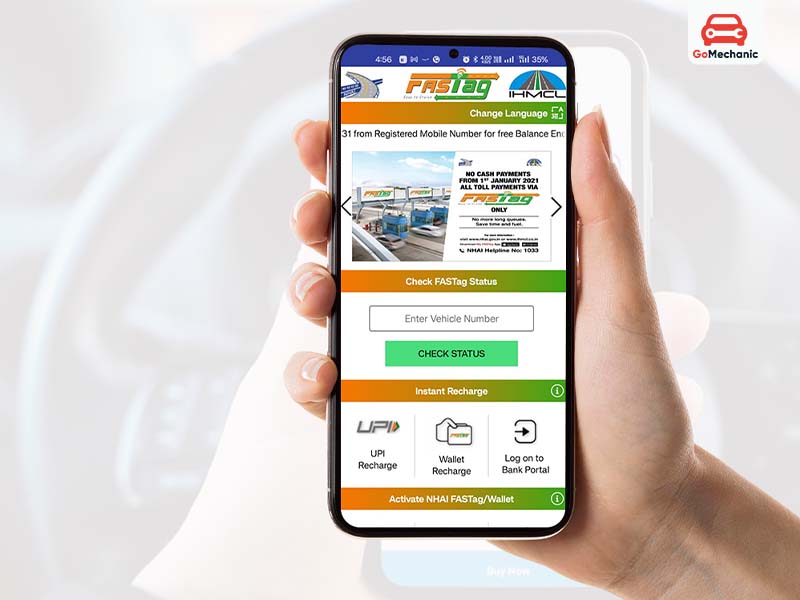 FASTag KYC Update Online Documents
