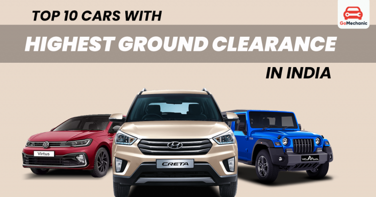 Top 10 Cars with Highest Ground Clearance In India