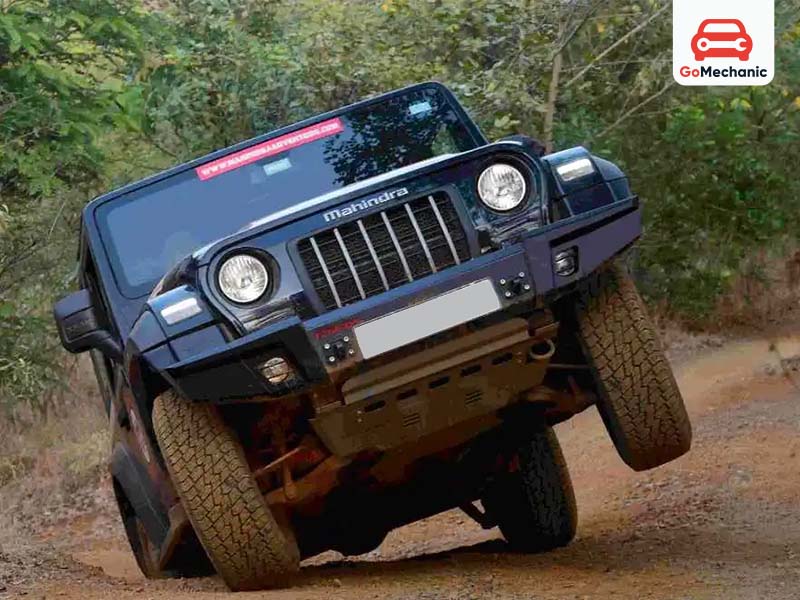 Mahindra Thar Roxx tough road