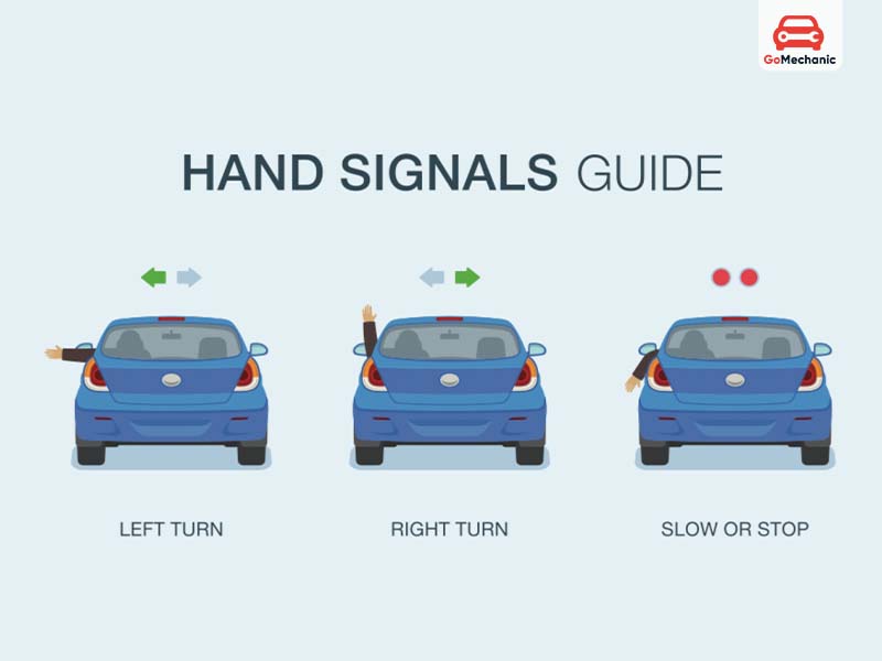 Understanding Driving Signs in India hand