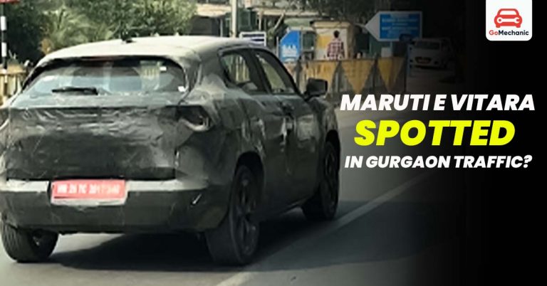 Maruti e Vitara Spotted in Gurgaon Traffic?