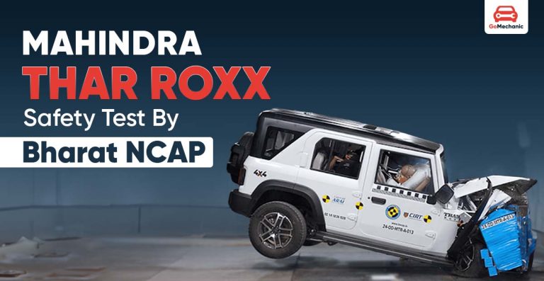 Mahindra Thar Roxx Safety Test By Bharat NCAP