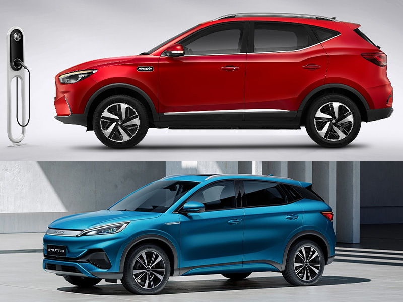 MG ZS EV and BYD Atto 3