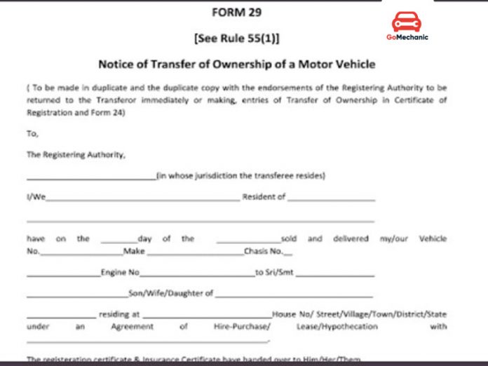 Complete Guide to RTO Forms 29 & 30.