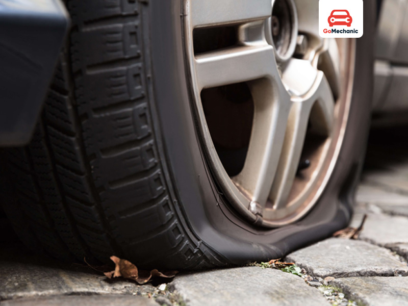 Types of Tyre Damages in Car