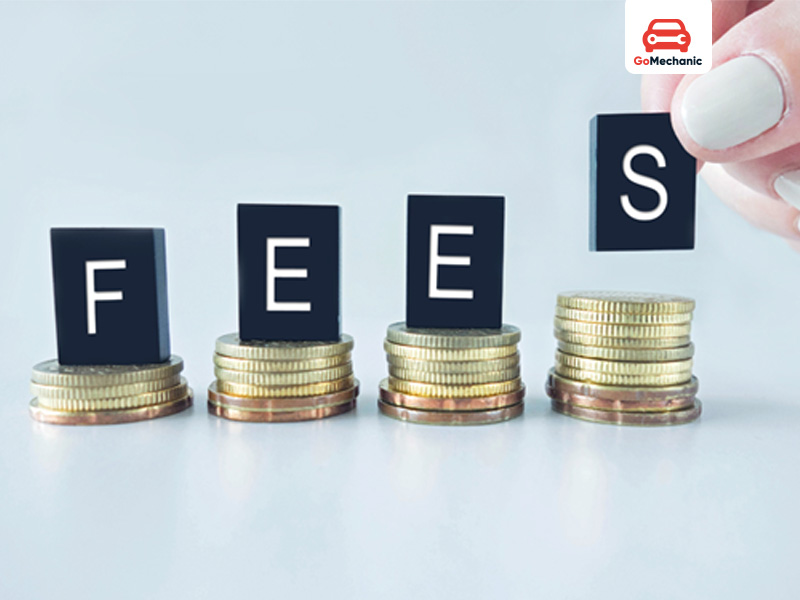 Fees of HSRP Number Plate in Bangalore