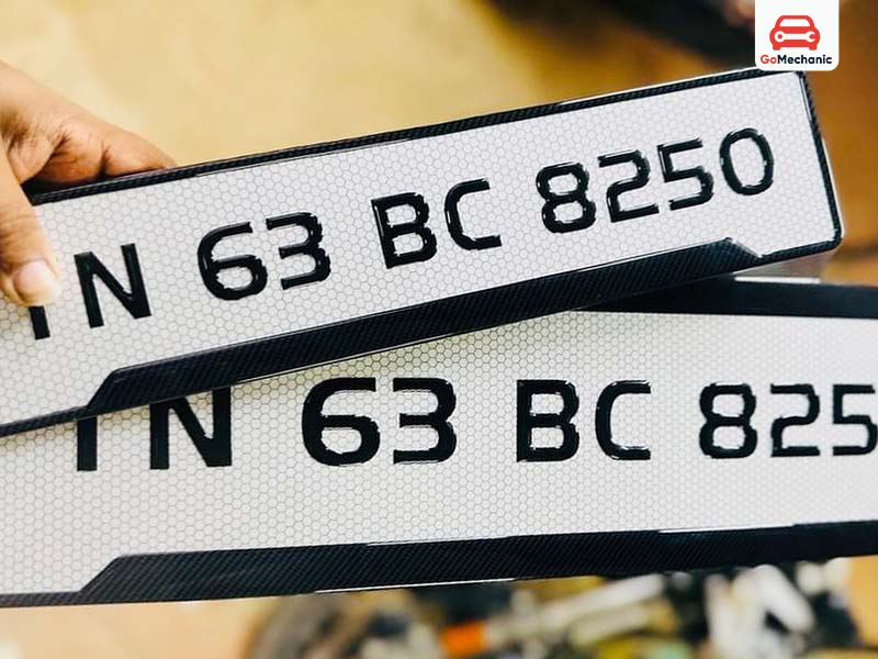 Fees for HSRP in Tamil Nadu