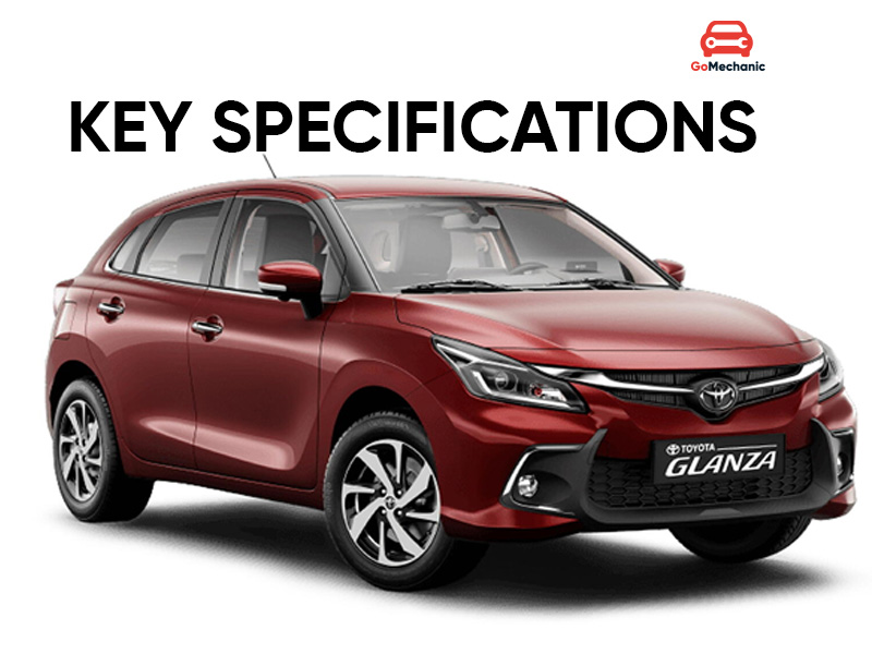 Toyota Glanza Key Specifications