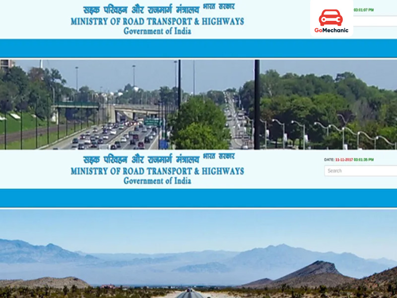 ministry of road transport and highway