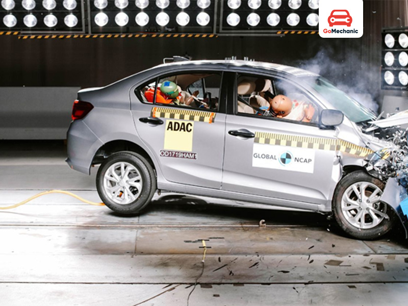 Honda Amaze NCAP rating by Global NCAP