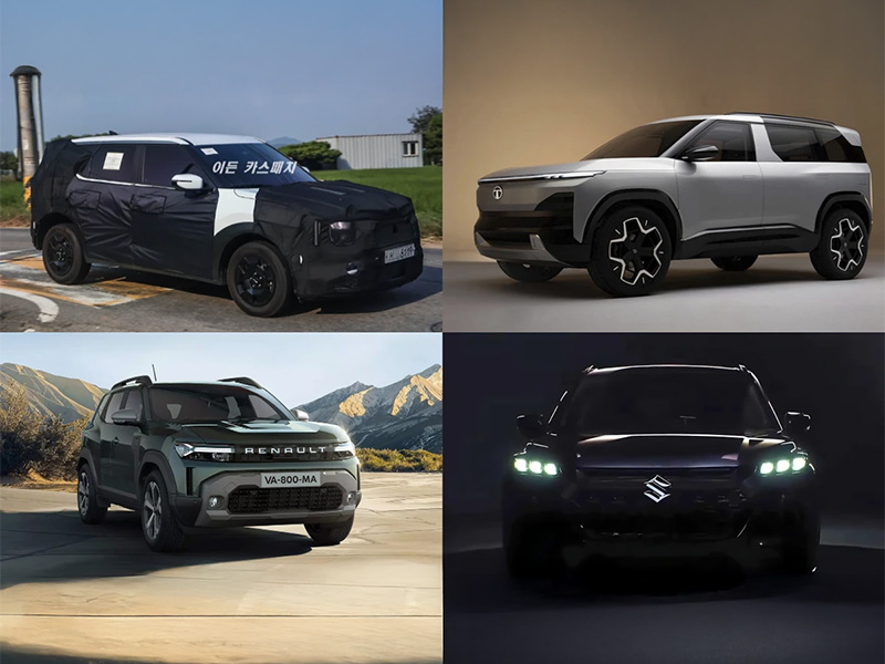 upcoming suv cars