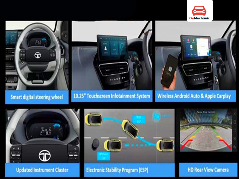 Tata Tiago EV 2025 Features and Tech Details