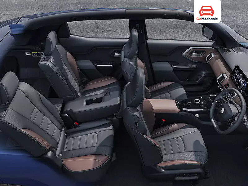 Interior of Maruti E Vitara