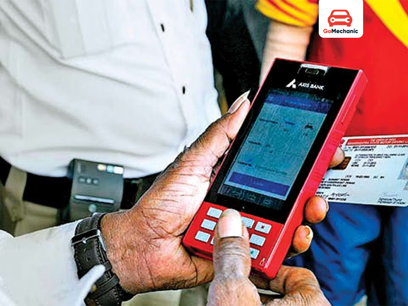 First e-Challan in Maharashtra