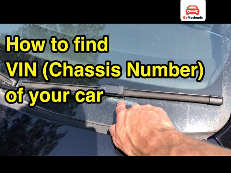 How to Find VIN Chassis Number