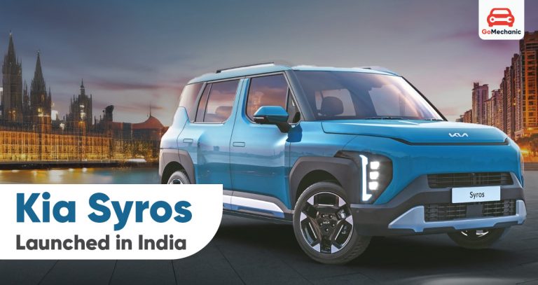 Kia Syros Launched in India: A Compact SUV That Redefines the Segment