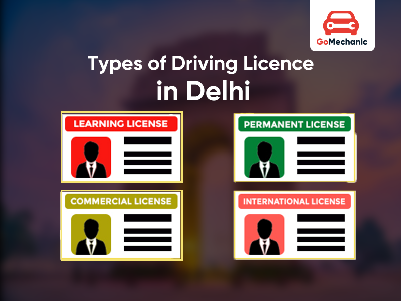 Types of Driving Licence in Delhi