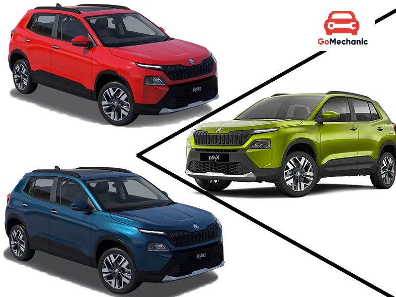 Variants of the Skoda Lowest Price car, the Kylaq