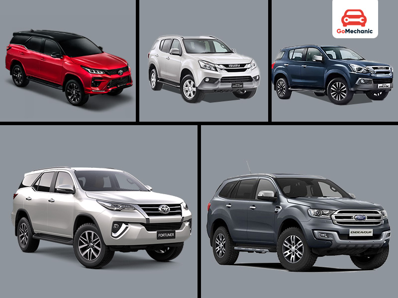 Rivals of the Ford Endeavour