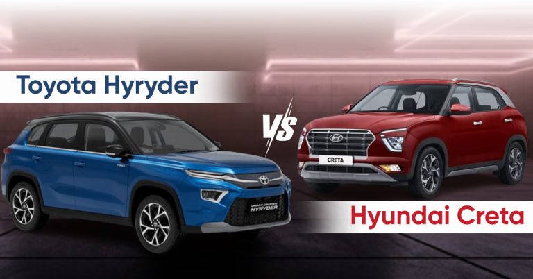 Hyundai Creta vs Toyota Hyryder – SUV Showdown 2025