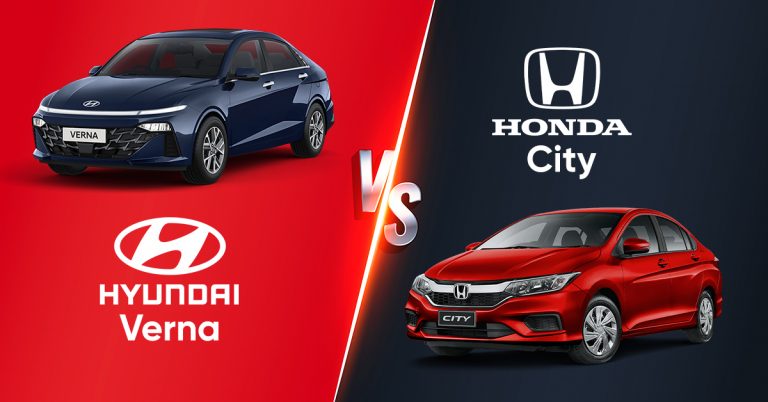Hyundai Verna vs Honda City Comparison for Best Sedan Choice