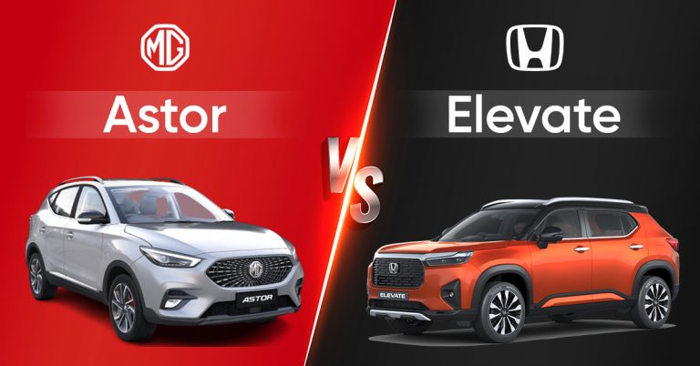 MG Astor vs Honda Elevate: Battle of the Compact SUVs