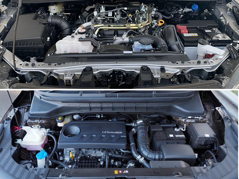 Engine & Transmission: Innova Crysta vs. Kia Carens