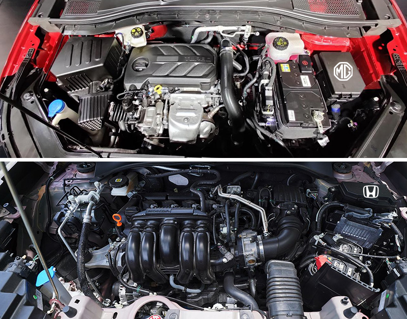 Engine & Transmission: MG Astor vs Honda Elevate