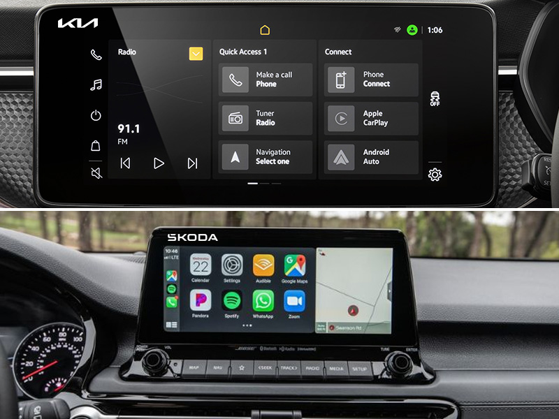 Features and Technology - Kia Seltos vs Skoda Kushaq