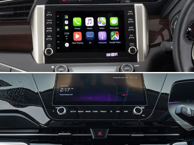 Features & Technology: Innova Crysta vs. Kia Carens